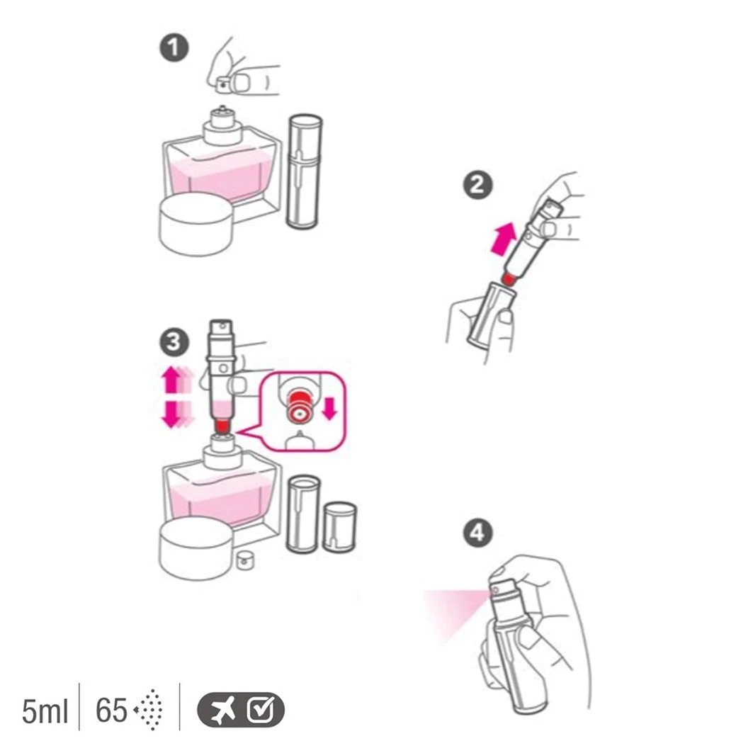 Classic Parfumverstuiver Red 5 Classic Parfumverstuiver Red - Afbeelding 5